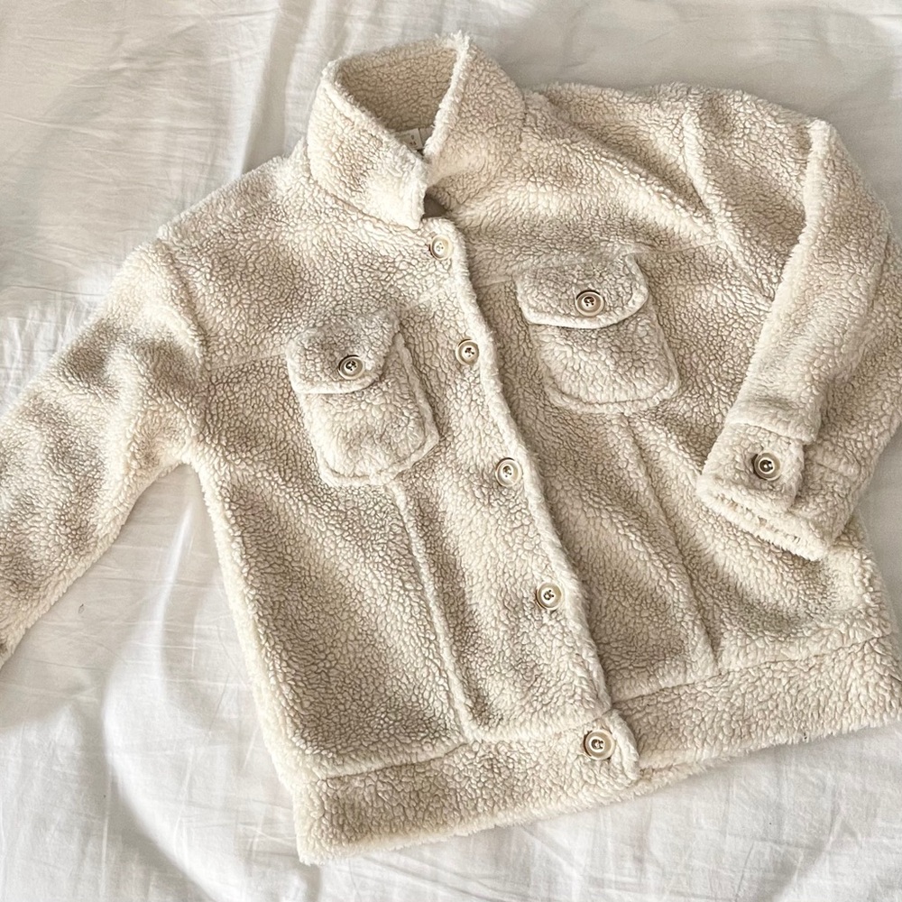 Zara Girls Spring/Fall Fleece Jacket Size 9/134